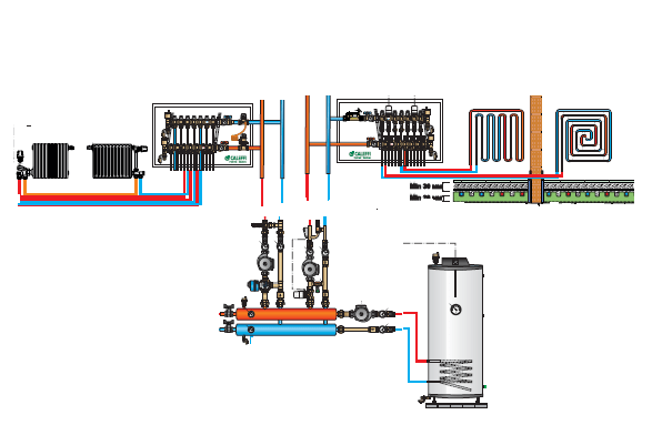  Схема системы отопления